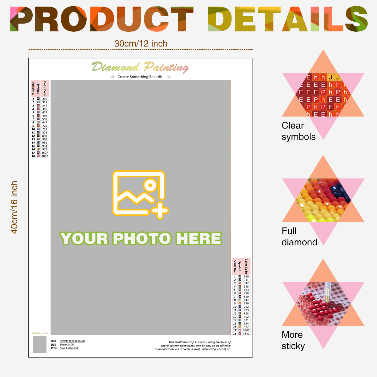 RUOPOTY Volledige sets Diamant - Photo Mosaic Print recensie en prijs