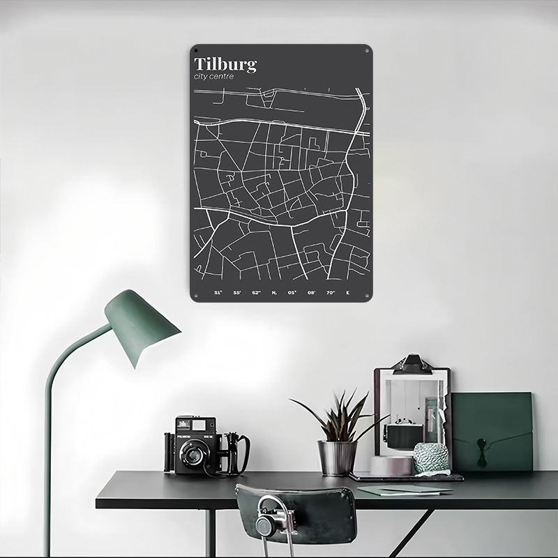 Tilburg City Centre kaart gedr - Custom Map Poster recensie en prijs