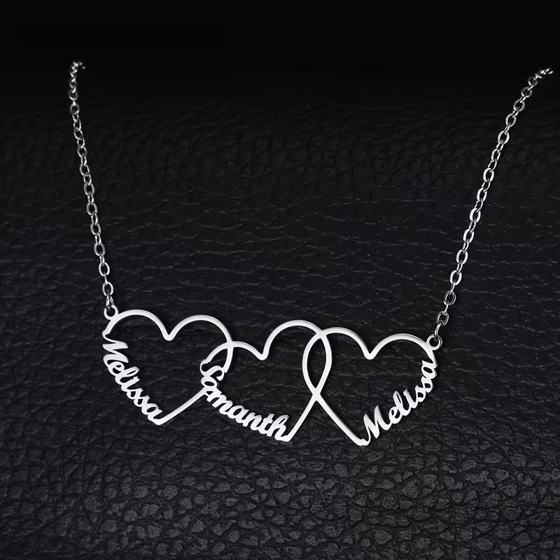 Aangepaste in elkaar grijpende - Name Necklace Custom recensie en prijs