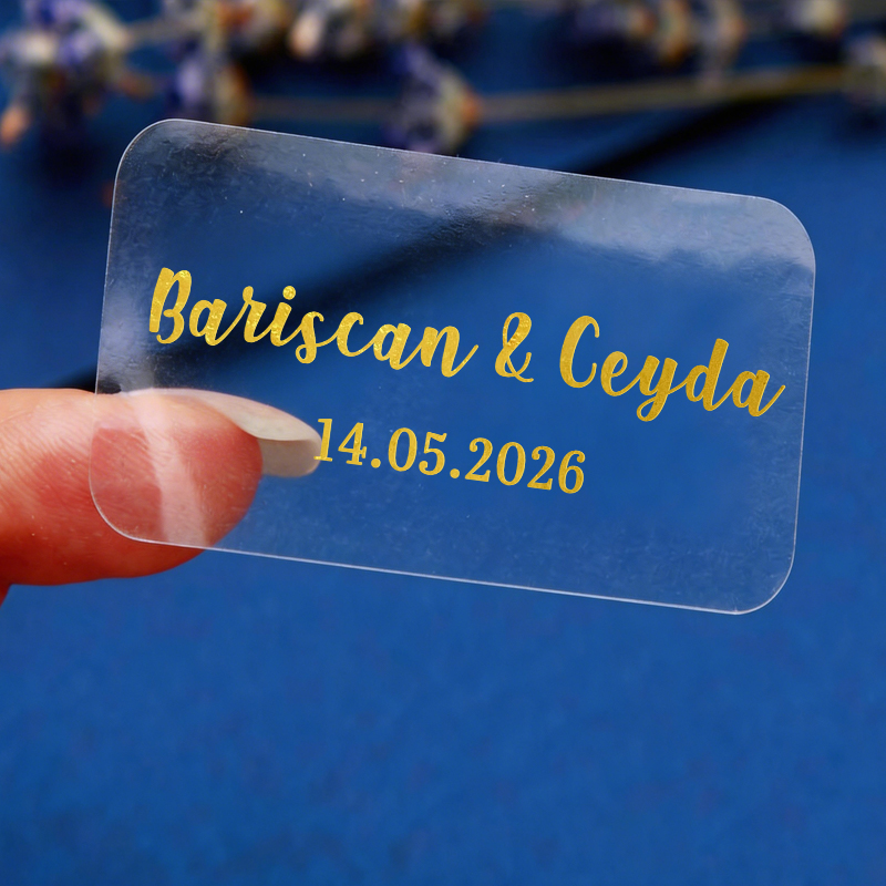 50 gepersonaliseerde rechthoek - Personalised Candle Label recensie en prijs