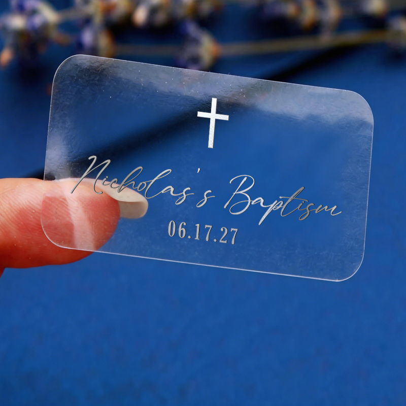 50 gepersonaliseerde rechthoek - Personalised Candle Label recensie en prijs