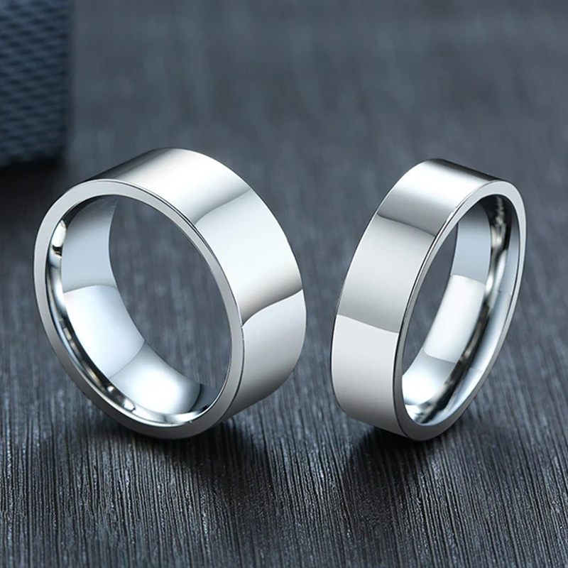 3/4/6/8 mm brede roestvrijstal - Initial Ring Custom recensie en prijs