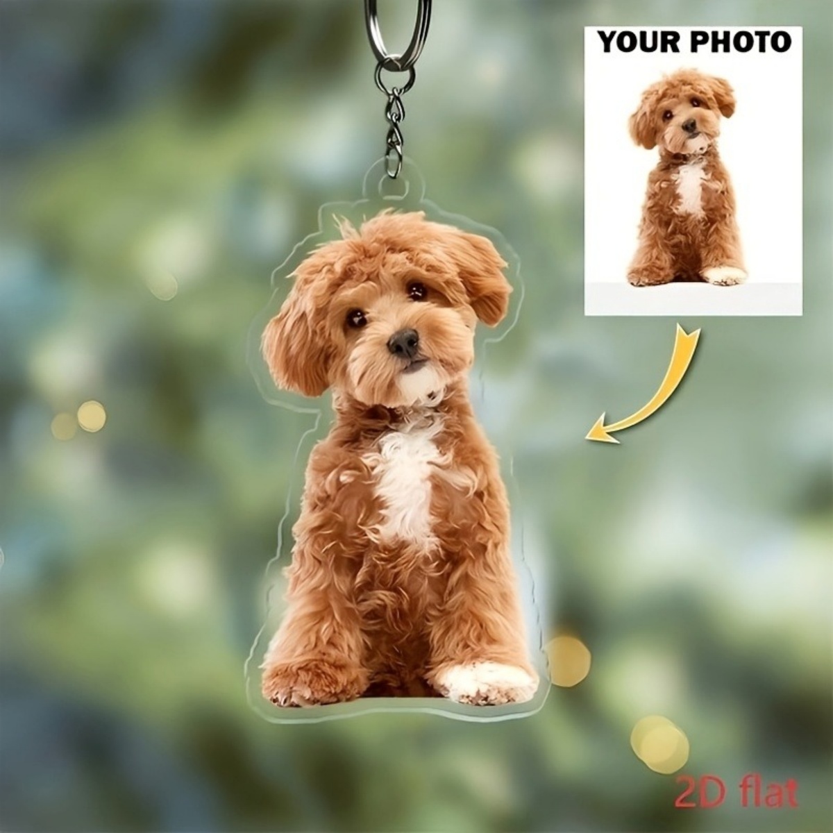Aangepaste fotosleutelhanger – - Pet Portrait Custom recensie en prijs