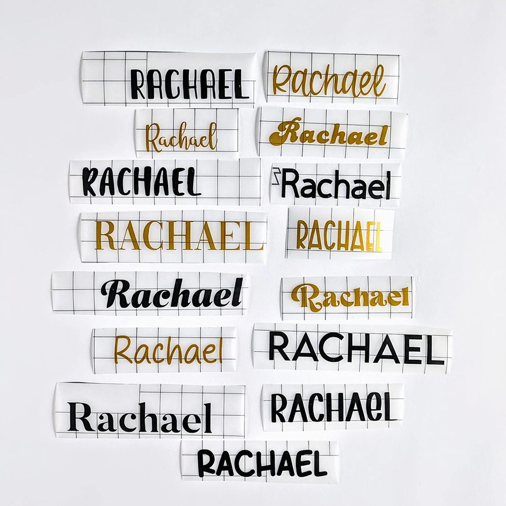 Gepersonaliseerde naam vinyl s - Personalised Candle Label recensie en prijs