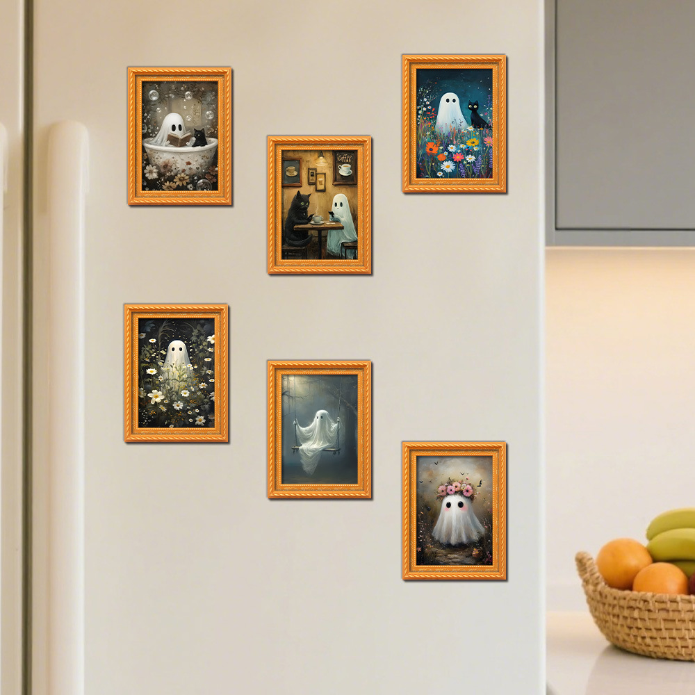 Creatieve 3d Halloween Koelkas - Engraved Wood Frame recensie en prijs