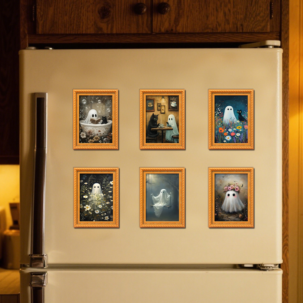 Creatieve 3d Halloween Koelkas - Engraved Wood Frame recensie en prijs