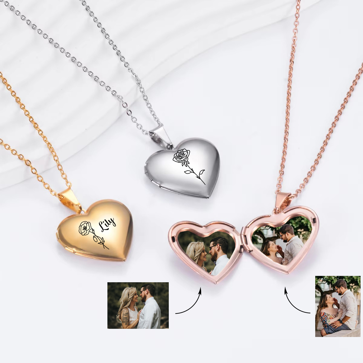 Aangepaste gepersonaliseerde h - Birth Flower Necklace recensie en prijs