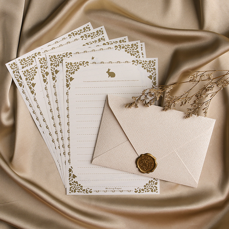 10-delige linnen bruine papier - Wax Seal Letter Kit recensie en prijs