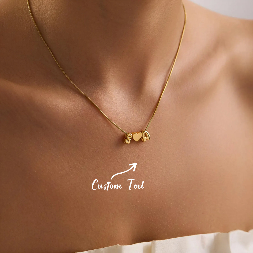 Aangepaste twee initiële naam  - Name Necklace Custom recensie en prijs