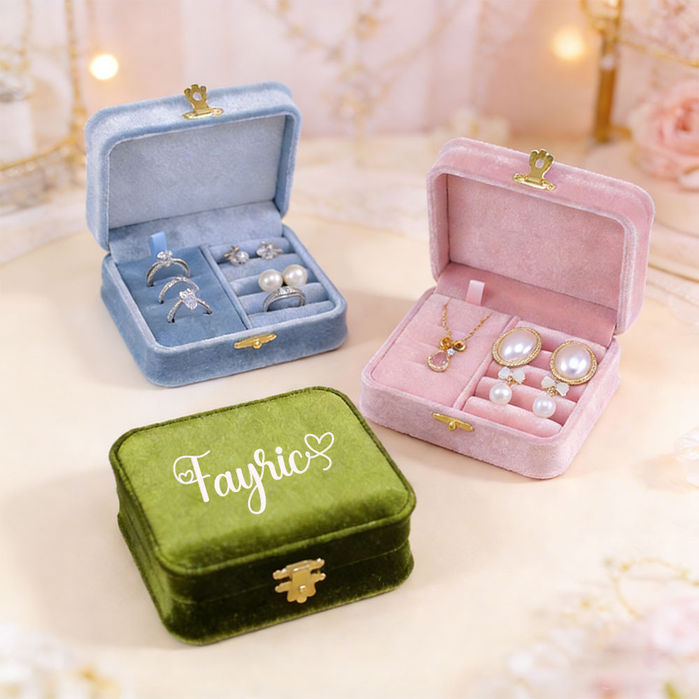 Gepersonaliseerde fluwelen sie - Personalized Name Box recensie en prijs